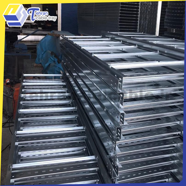 کارگاه تولیدی نردبان کابل گالوانیزه گرم و سرد در تهران سینی کابل کریمی پور cable ladder