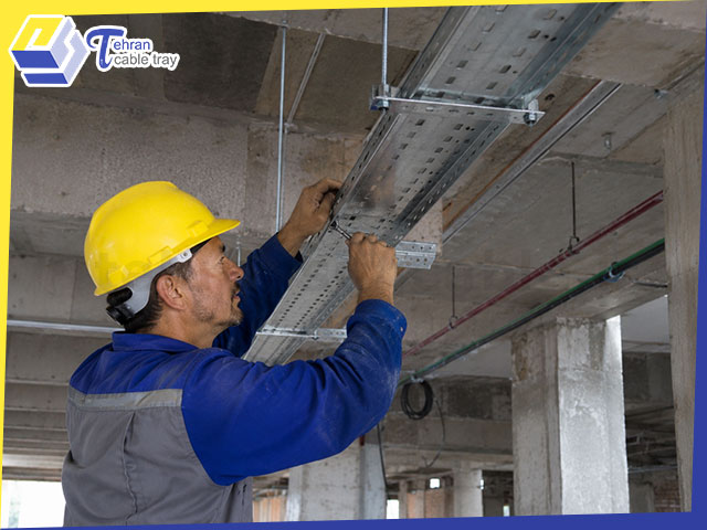 سینی کابل، Cable tray، قیمت تولید و پخش نصب انواع سینی کابل در تهران